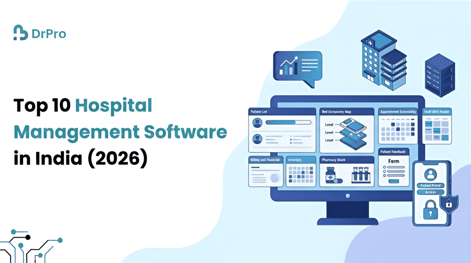 Top 10 Hospital Management Software in India (2026) - DrPro